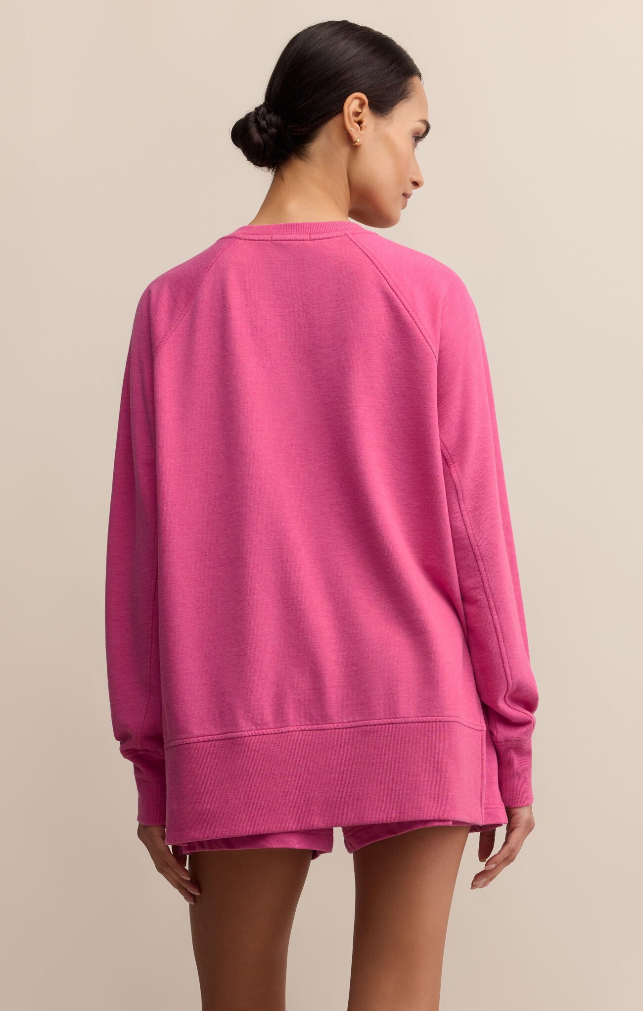 WEEKENDER V NECK - ISLAND PINK