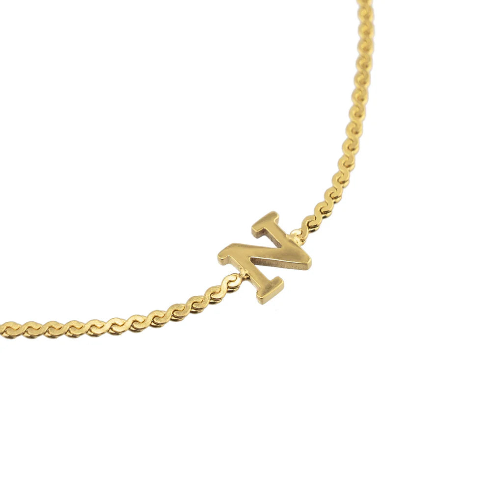 DAINTY LOVE INITIAL BRACELET