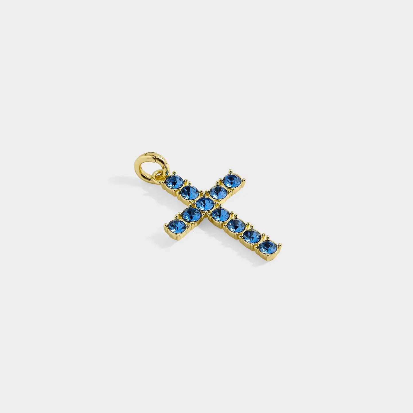 CRYSTAL CROSS CHARM