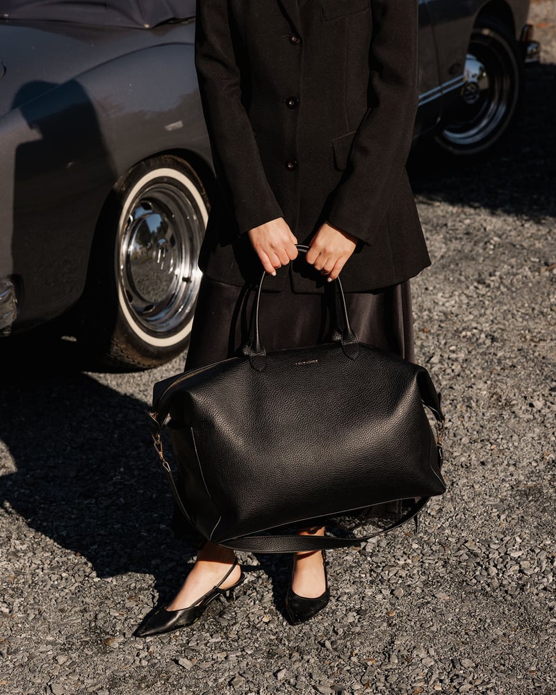 OHIO OVERNIGHT BAG - BLACK