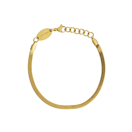DAINTY HERRINGBONE BRACELET