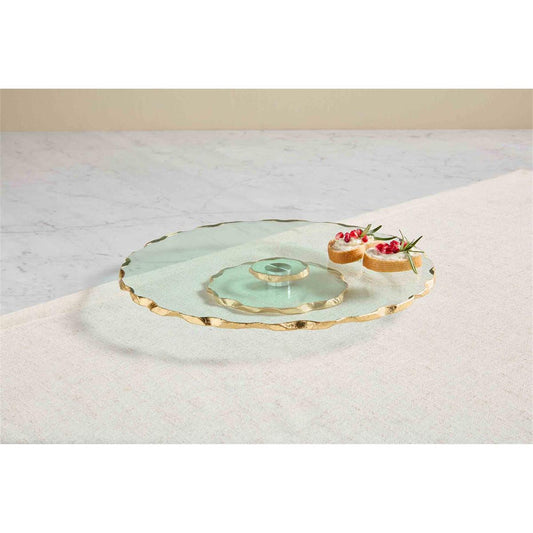 GOLD EDGE LAZY SUSAN