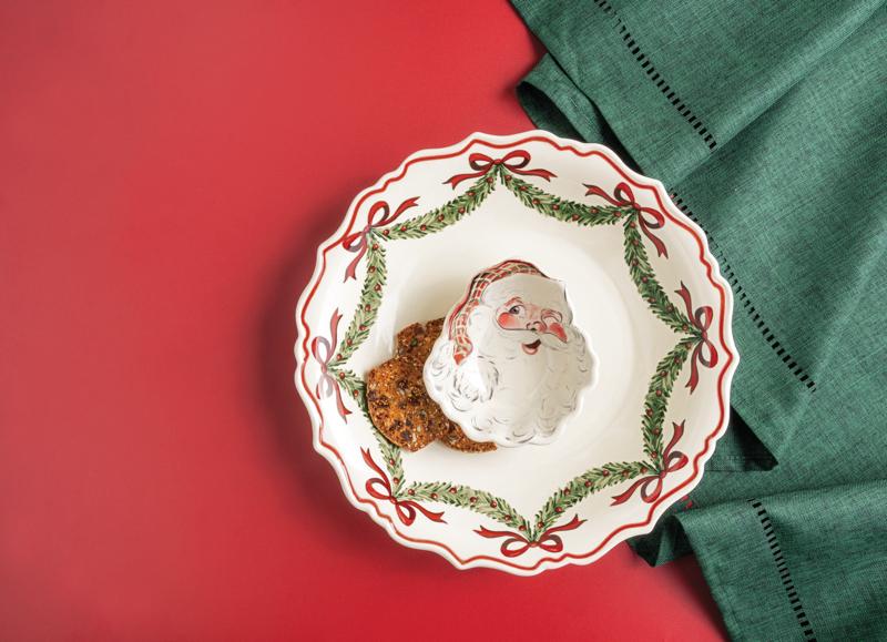 SANTA CHIP & DIP BOWL