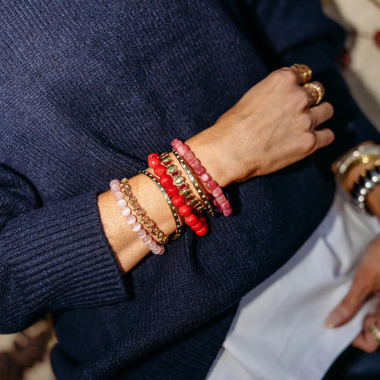 MIDNIGHT IN PARIS BRACELET STACK