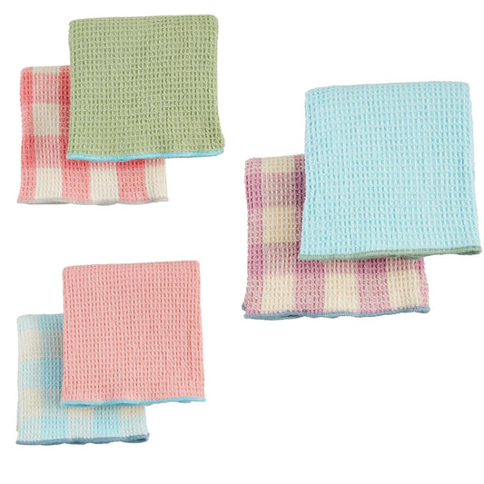 COLORFUL WAFFLE TOWEL SET