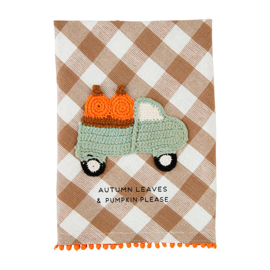 FALL/THANKSGIVING CROCHET TOWEL