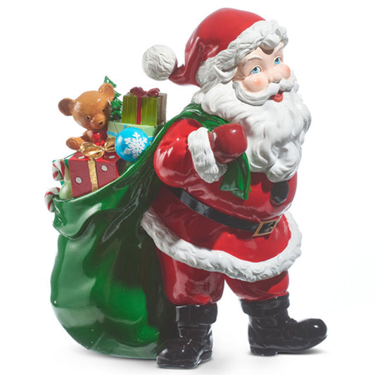 SANTA & GIFT BAG FIGURINE