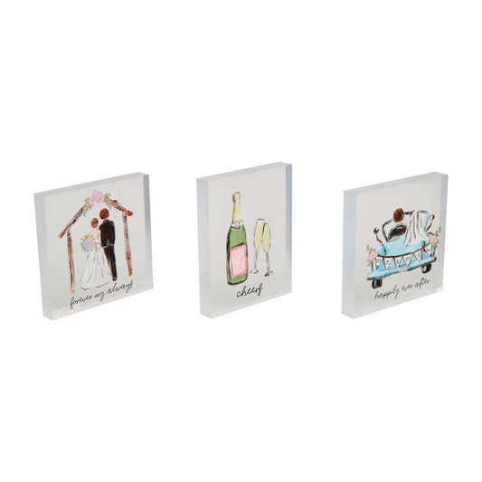 WEDDING ACRYLIC PLAQUES