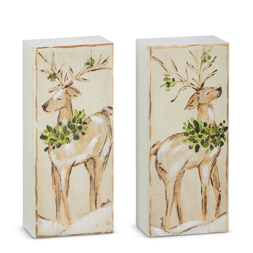 PAINTED DEER BLOCK