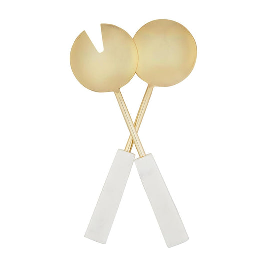 GOLD & MARBLE SERVER SET