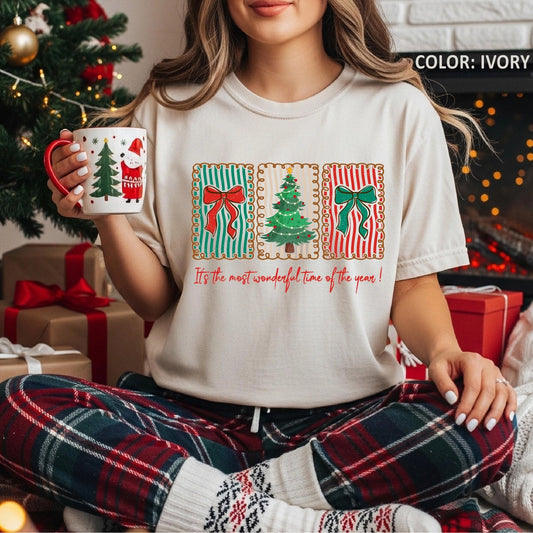 PREPPY RETRO CHRISTMAS TEE