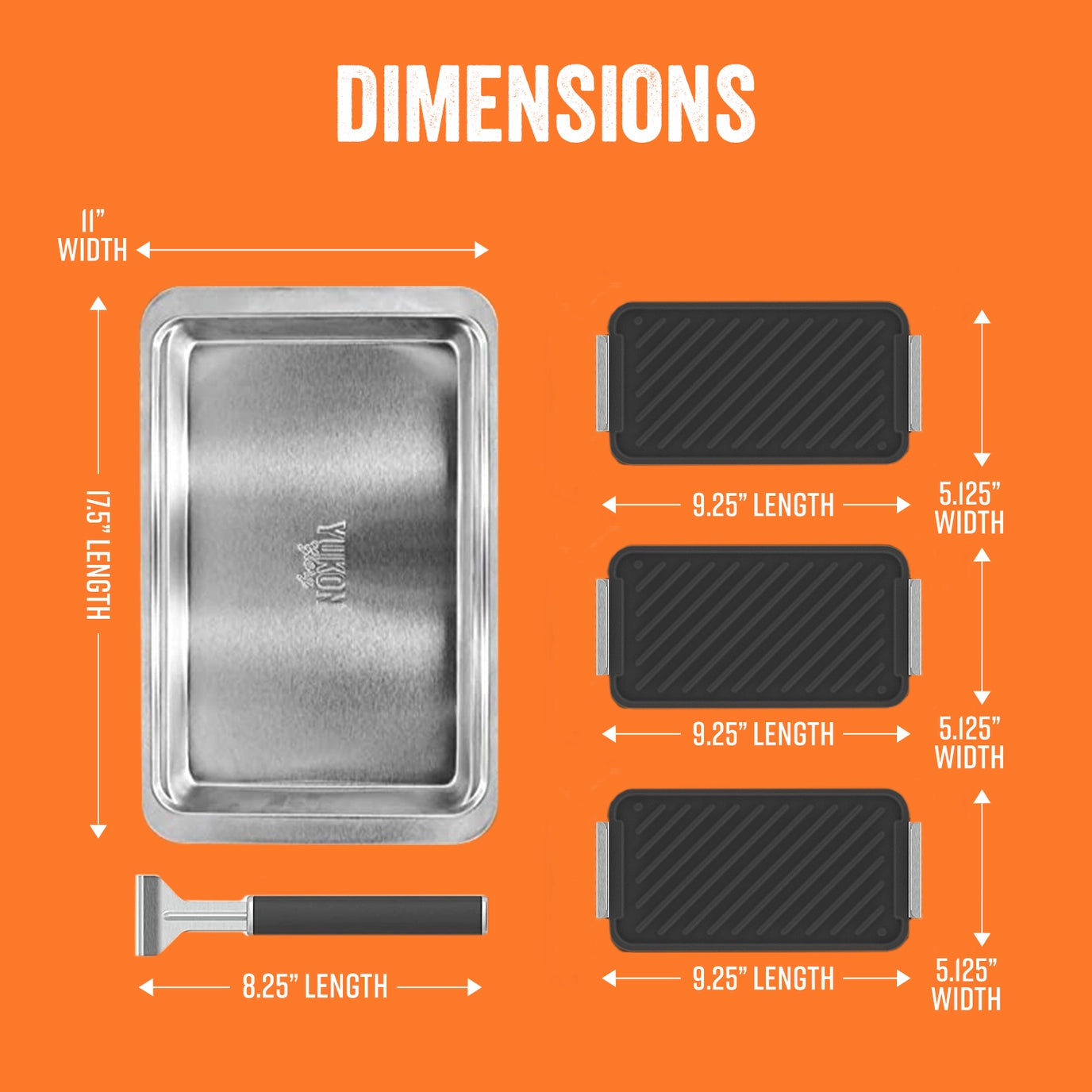 CAST IRON SEAR 'N SERVE SET