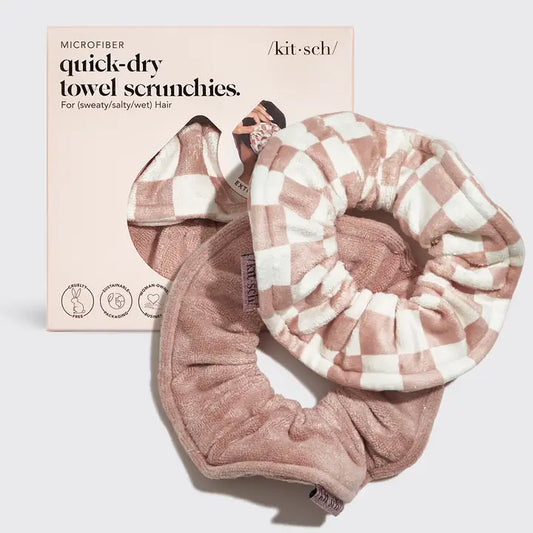 MICROFIBER QUICK-DRY TOWEL SCRUNCHIE 2 PC