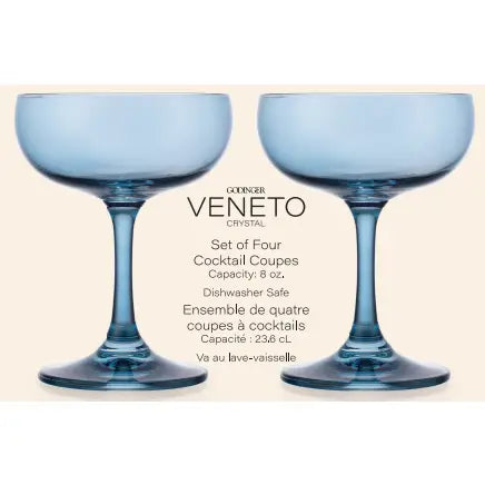 VENTEO COCKTAIL COUPE SET/4 - FROST BLUE