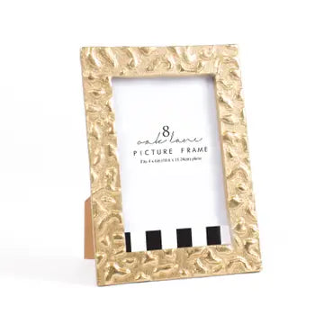 GOLD LEOPARD PICTURE FRAME