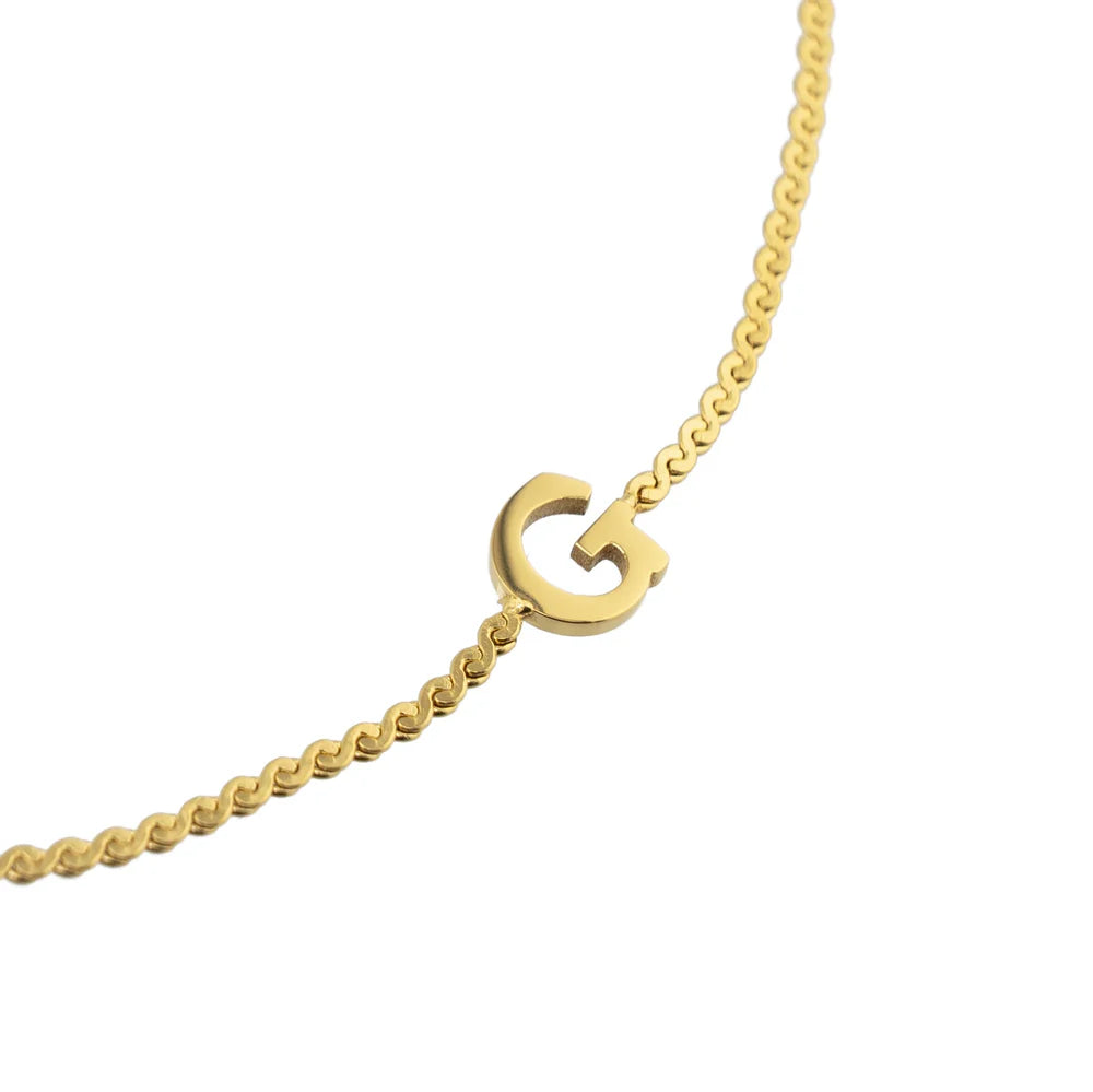 DAINTY LOVE INITIAL BRACELET