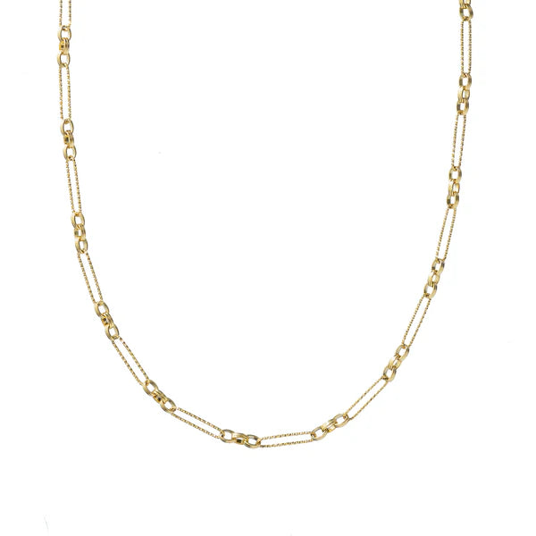 SHINY PAPERCLIP NECKLACE