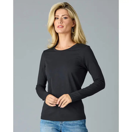 ESSENTIAL LONG SLEEVE TEE - BLACK BEAUTY