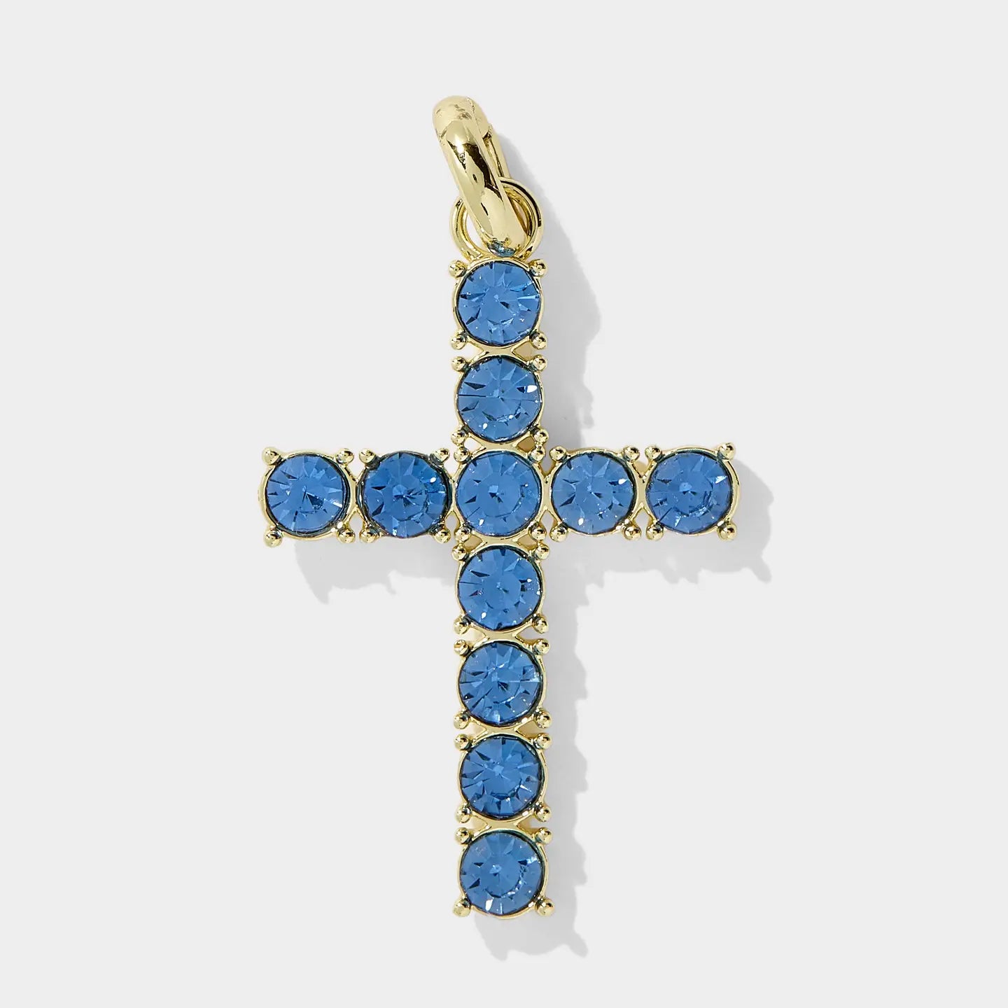CRYSTAL CROSS CHARM
