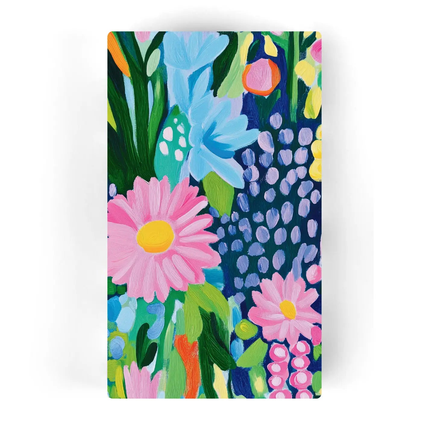 BRIGHT GARDEN FLORAL GUEST TOWEL