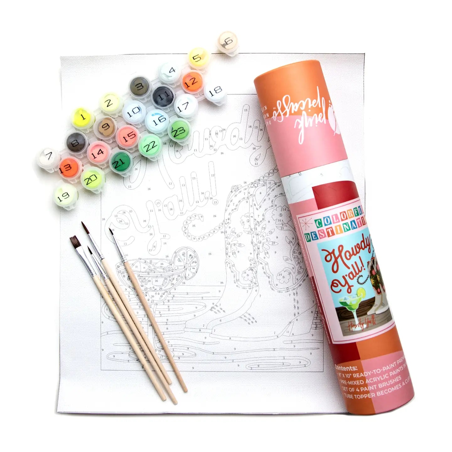 HOWDY Y'ALL PAINT KIT