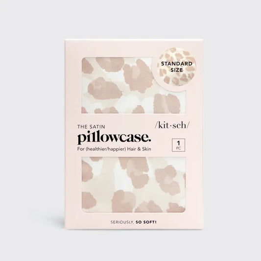 SATIN PILLOWCASE - LEOPARD PRINT