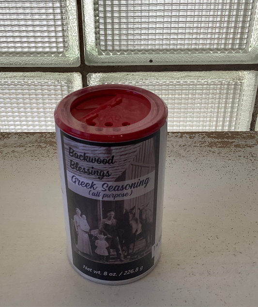 BACKWOOD BLESSINGS - GREEK SEASONING 8oz