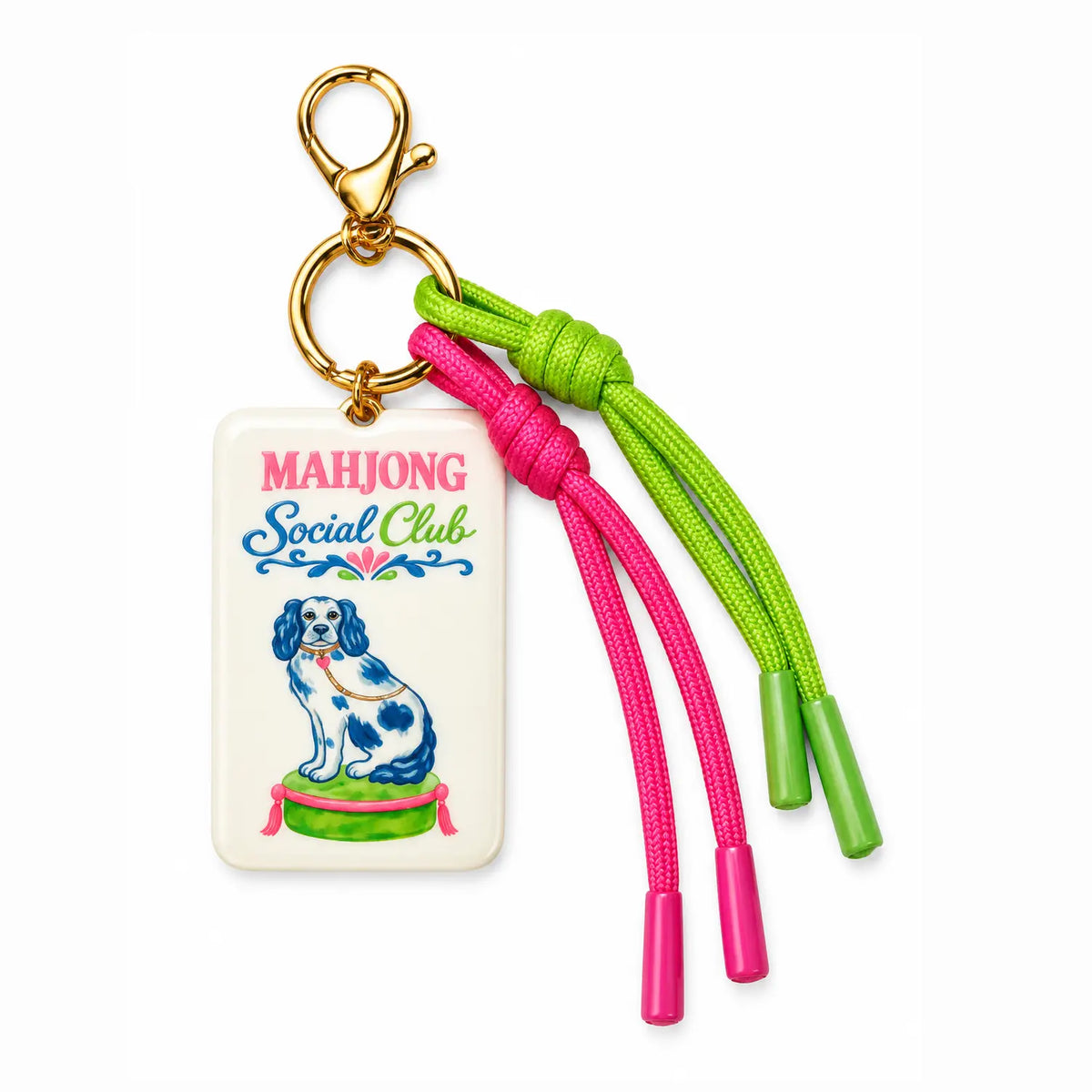 MAHJONG KEYCHAIN AND BAG CHARM