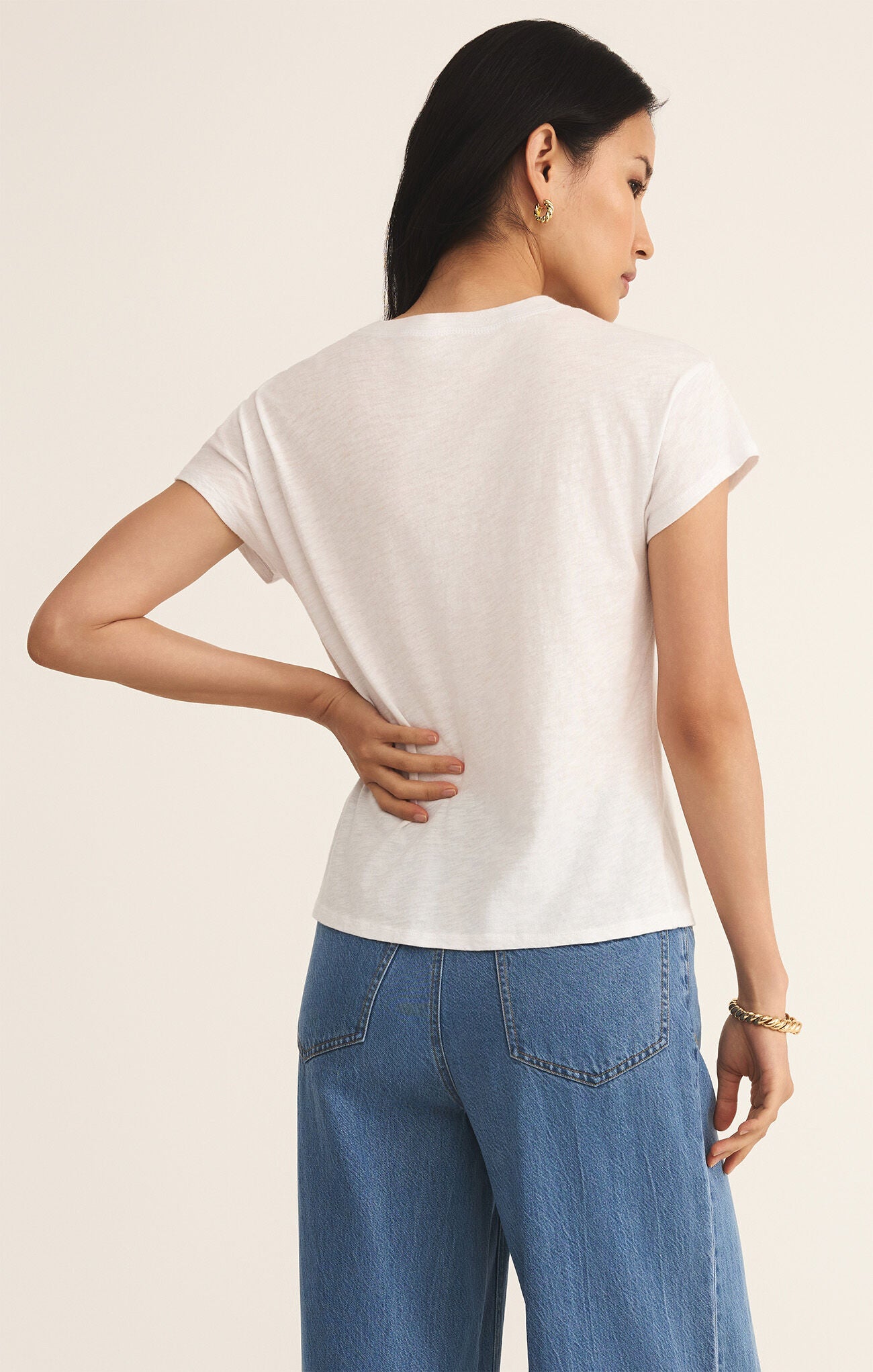 MODERN SLUB TEE - WHITE