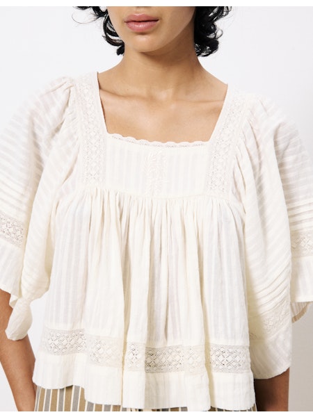 PATRICE BLOUSE - CREME