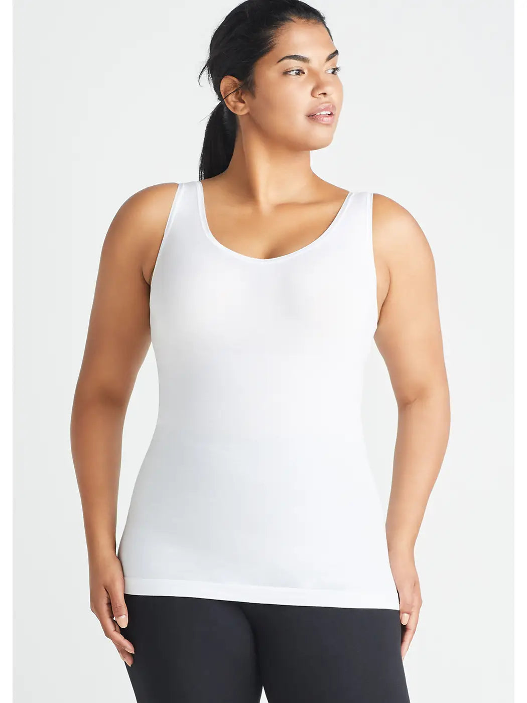 2-WAY SHAPING TANK TOP - WHITE