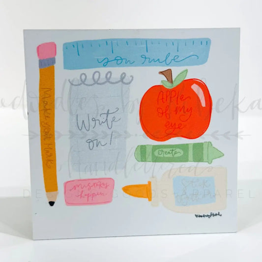 TEACHER SUPPLIES PUN BLOCK