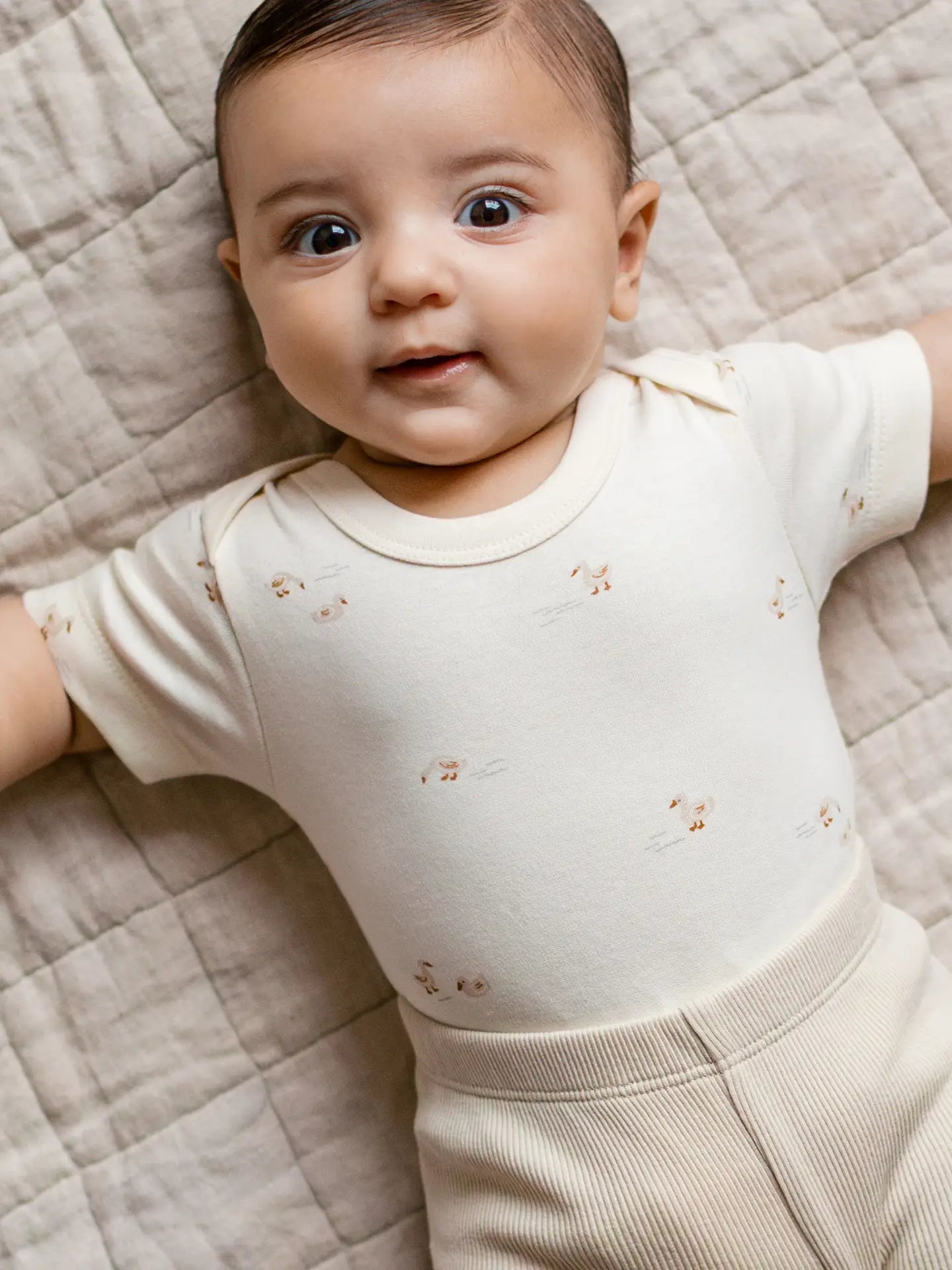 AFTON BODYSUIT - DUCK/OAT