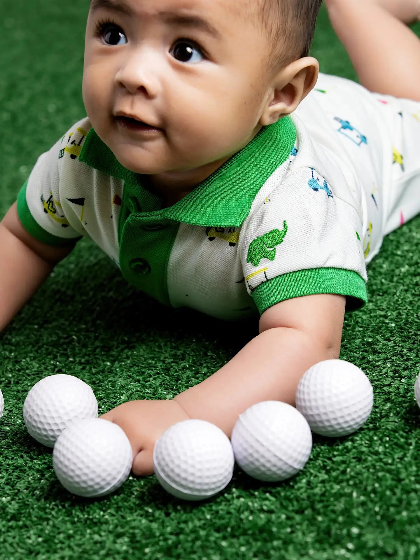 GOLF SHORTY POLO ROMPER