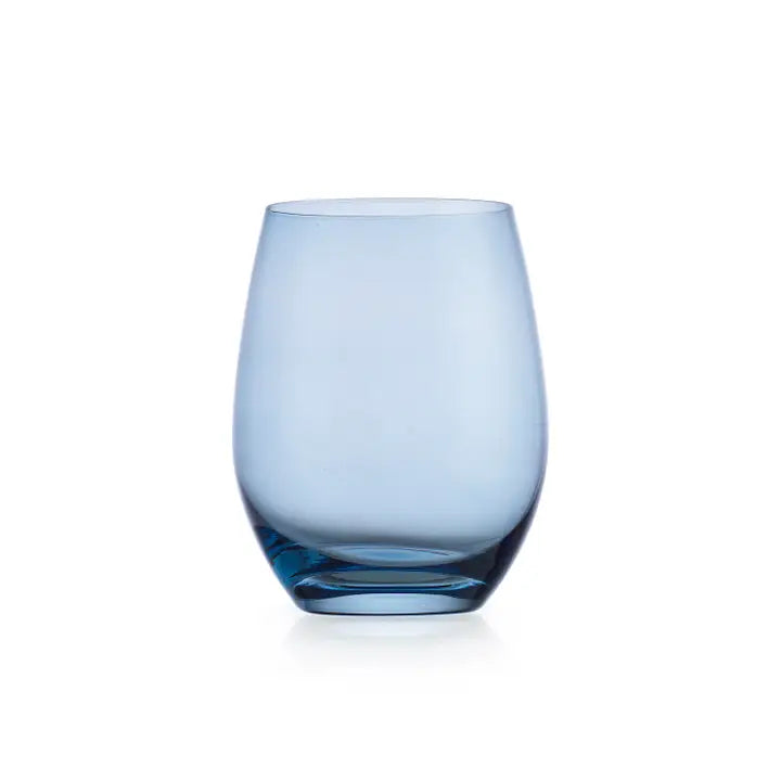 VENETO STEMLESS WINE SET/4 - FROST BLUE