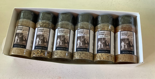BACKWOOD BLESSINGS -  6 PACK SEASONING GIFT BOX