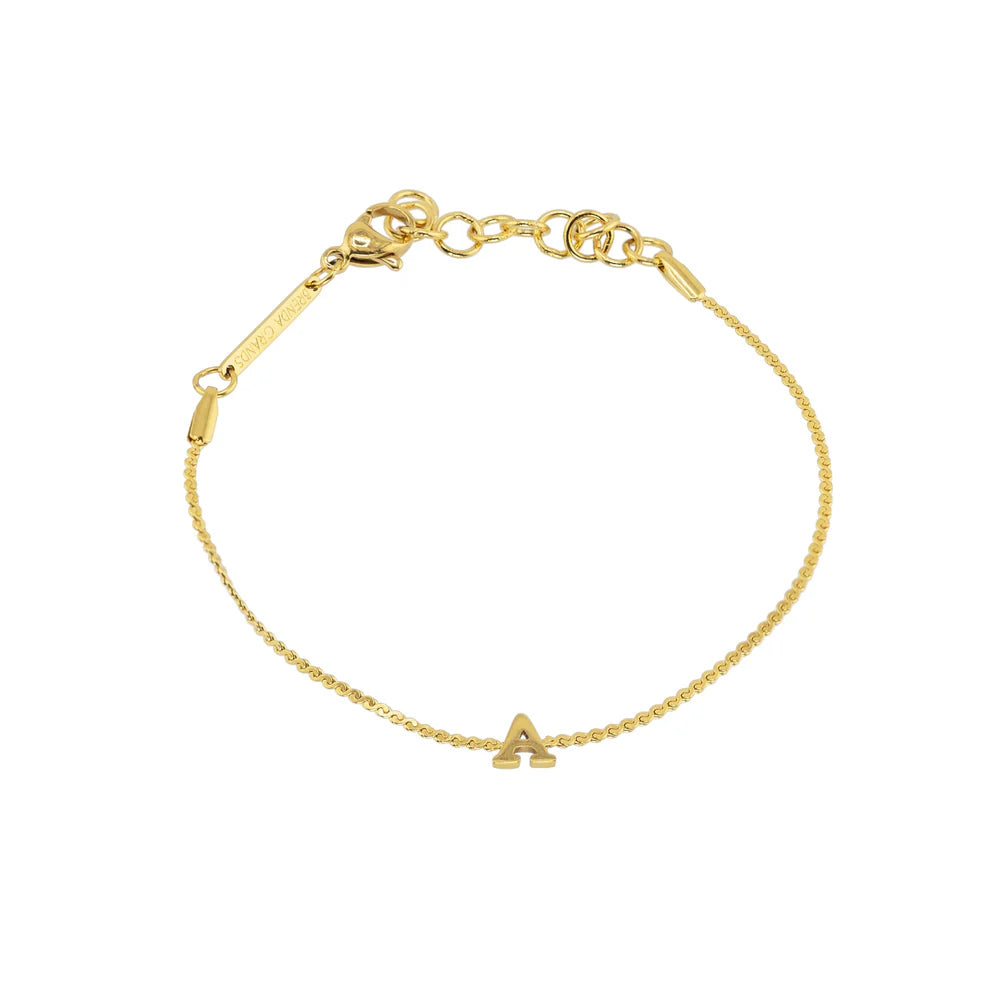 DAINTY LOVE INITIAL BRACELET
