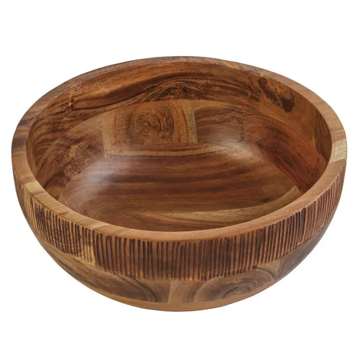 CALEB ACACIA WOOD LARGE SERVING BOWL