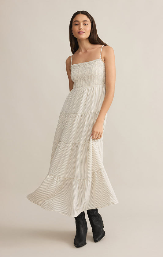 BALOS STRIPED MAXI DRESS