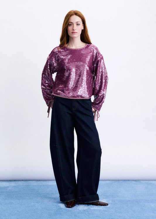 BIRYONG SEQUIN BLOUSE