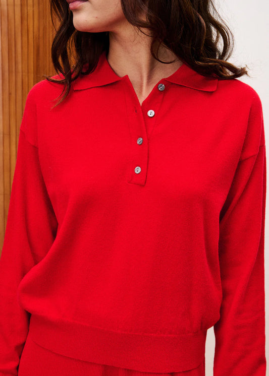 CHEDID SWEATER - ROUGE