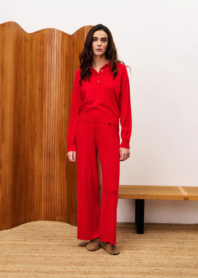 CHEDID SWEATER - ROUGE