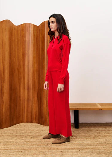 CHEDID SWEATER - ROUGE
