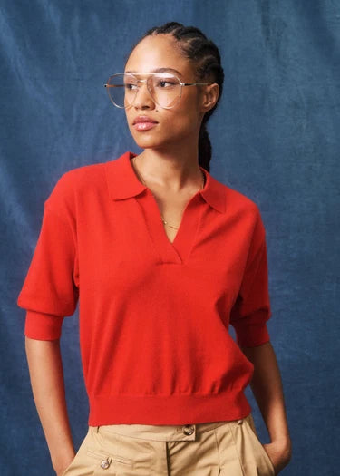 SAMONA TOP - ROUGE