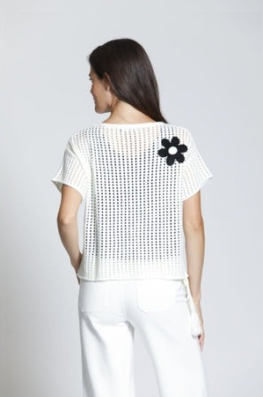 DAISY YARN PULLOVER TOP