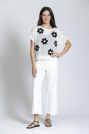DAISY YARN PULLOVER TOP