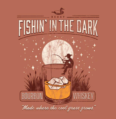 DECOY BOURBON TEE - FISHIN' IN THE DARK EDITION