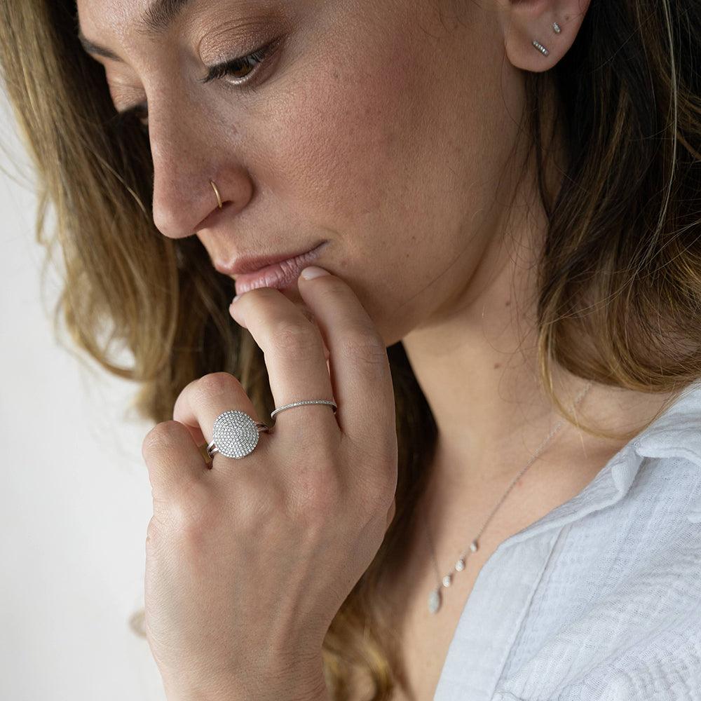 DOUBLE BAR STUD EARRINGS