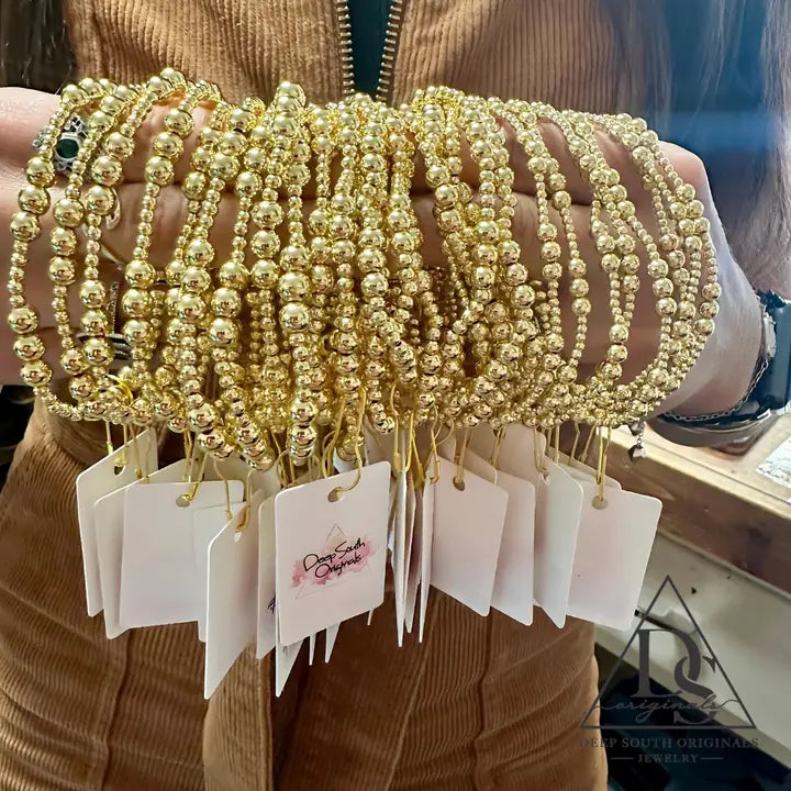 GRACE GOLD BEADED BRACELET