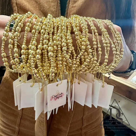 GRACE GOLD BEADED BRACELET